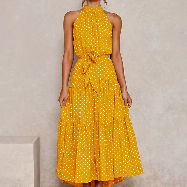 Sunshine Blossom Midi Dress